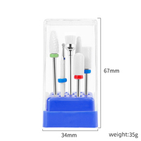 Meilleure vente : Kit professionnel de 7 outils pour l'art des ongles, embouts de perceuse à ongles en céramique