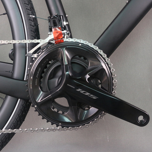 Vélo de gravier Cyclocrossy complet avec groupe R7120 cadre en carbone GR047 et roues de frein à disque à montage plat 700c - Product Image 3