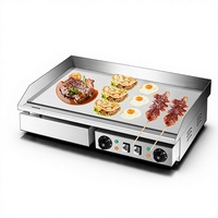 Grill électrique compact Blios Factory Direct 3000W avec revêtement antiadhésif 220V 50Hz 60Hz pour la restauration commerciale