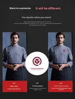 Uniformes d'hôtel modernes, veste de chef blanche à boutons, chemise pour le personnel de cuisine de restaurant, tenue de serveur, vêtements de travail pour cuisinier, veste de chef