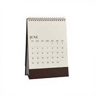 Calendrier de bureau 2026 avec calendrier annuel personnalisé de 12 mois, populaire pour les cadeaux d'affaires de Noël