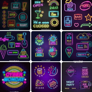 Fábrica al por mayor Venta caliente personalizado IP65 impermeable todo tipo de luz <span class=keywords><strong>LED</strong></span> de neón para publicidad decorativa para tiendas bares - Product Image 1