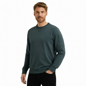 Sudadera de Forro Polar Personalizada con Logotipo para Hombre, Sudadera con Capucha, Cuello Redondo, Tejida, Informal, para Invierno - Product Image 1