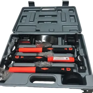 7 piezas fáciles de llevar herramientas de martillo reparación de carrocerías herramientas de acabado