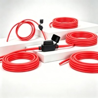 Cubierta Personalizada para Portafusibles en Línea con Arnés de Cables 8AWG, Conductor de Cobre Puro, PVC 300-1000MM, IP65, para Automóviles, Máquinas, Uso Marino y Exterior