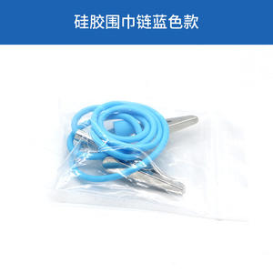 Clip Desechable de Doble Cabeza para Pañuelos, Clínicas Dentales, Silicona, Acero Inoxidable, Accesorios para Terapia Oral, Material Dental - Product Image 4