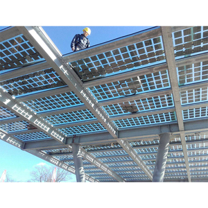 BIPV Solar Transparent Double Glass 20% Transmittance Point <b>Frame</b> Structure 215w Solar Roof Tile System - Product Image 1