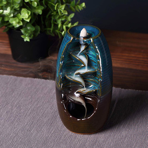 Home <strong>Back</strong> <strong>Flow</strong> <strong>Incense</strong> Holder <strong>Incense</strong> Ash Catcher, Ceramic Waterfall Backflow <strong>Incense</strong> <strong>Burner</strong> - Product Image 6