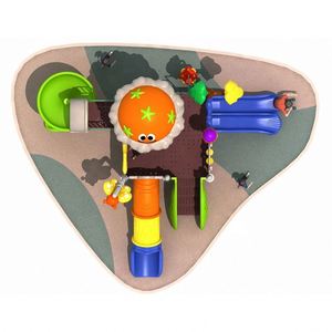 Kids Children Outdoor <b>Plastic</b> Playground Modular Play System Amusement Child Park Product Equipment - Product Image 2