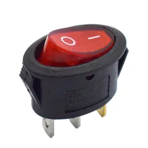 One-Stop Fabrikanten Meerdere Modellen 2 Positie Ronde Led Boot Kcd 1 Tuimelschakelaar 3pin