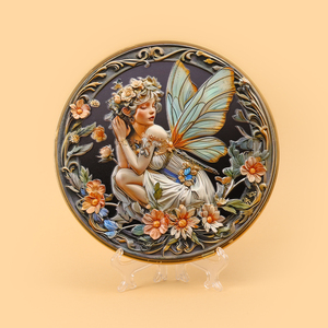 Decoración de Oficina Redonda con Diseño de <span class=keywords><strong>Duende</strong></span> Ángel Pintado, Moderno y Elegante, al por Mayor - Product Image 4