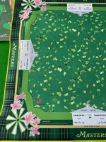Tapis de Mahjong édition américaine Golf Masters, imperméable, antidérapant, pour 4 joueurs, jeu de casino avec sac, 33 pouces