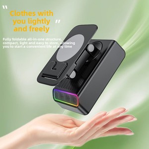Pemegang Tablet ponsel, Audio RGB lentera Bt <span class=keywords><strong>Speaker</strong></span> Bank daya Sensor - Product Image 4