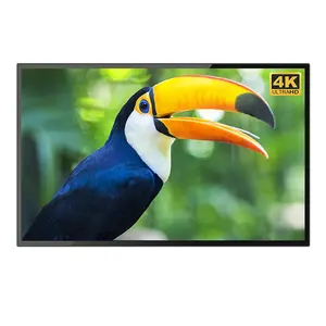 OEM 4K UHD 75/85/86/98/100/110 Inch Digital Poster Screens Non-Touch Video Player Advertising Displays Wall Mounted Machines