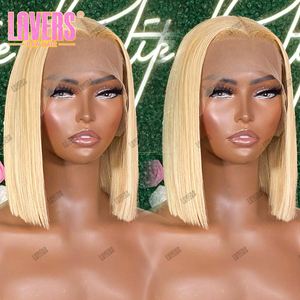 วิกผมบ๊อบ13X4ขนาด8-14นิ้ววิกผมคนแท้แบบเปรูผมแท้สั้นสำหรับผู้หญิงผิวดำ - Product Image 6