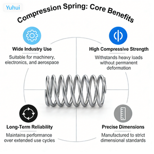 Hot Selling Stainless Steel Compression <strong>Spring</strong> High-Stress Industrial Compression <strong>Spring</strong> <strong>Valve</strong> <strong>Springs</strong> - Product Image 3