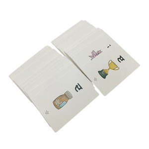 Tùy Chỉnh Trẻ Em Bộ Nhớ Đào Tạo Từ Vựng Xây Dựng Thân Thiện Với Môi Độ Dày Cadrboard Giáo Dục Nhận thức Học Tập Thẻ Flash - Product Image 2
