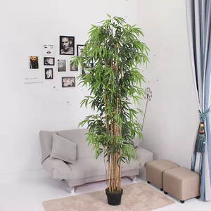 Bambú al aire libre de alta calidad Planta de hojas Árbol de bambú Plantas de aterrizaje artificiales Árbol hecho a medida Mini Bambusa artificial - Product Image 5