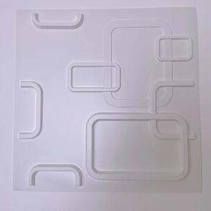 Panneau mural décoratif 3D en <span class=keywords><strong>papier</strong></span>, amovible, insonorisant, 50x50cm, auto-adhésif pour <span class=keywords><strong>chambre</strong></span> à coucher, salon, tête <span class=keywords><strong>de</strong></span> <span class=keywords><strong>lit</strong></span> - Product Image 4