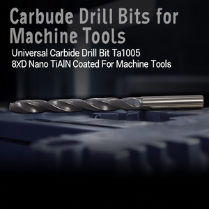 Foret universel en carbure Ta1005 8xD Nano TiAlN revêtu pour machines-outils - Product Image 3