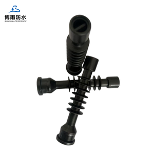PA66 Nylon High Pressure B10 Model Black Conical Packers for Concrete Injection Grouting Aluminium Core <b>Waterproofing</b> <b>Material</b> - Product Image 3