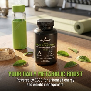 Capsules d'extrait <span class=keywords><strong>de</strong></span> thé vert AegleWell, complément alimentaire pour la gestion <span class=keywords><strong>de</strong></span> la masse corporelle et <span class=keywords><strong>de</strong></span> l'énergie, capsules brûle-graisses pour un ventre plat - Product Image 5