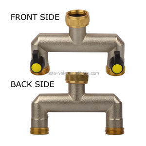 Válvulas BT de 3/4'' con Salidas de Dos Vías para Riego de Jardín, Grifo de Dos Vías - Product Image 5