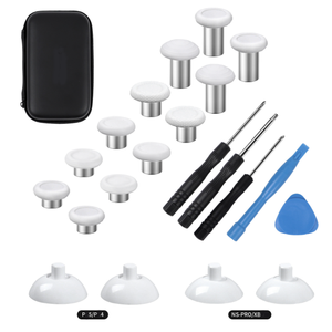 Juego de tapa de repuesto para Joystick de Gamepad para PS4/ PS5/Xbox One/Series <span class=keywords><strong>S</strong></span>/X/Switch <span class=keywords><strong>Pro</strong></span>, accesorios de reparación de cabeza de hongo, tapa de palanca de mando - Product Image 6