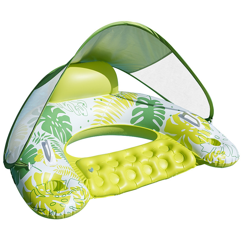 U-shaped recliner, single-layer awning, green, 4750-8000 kg