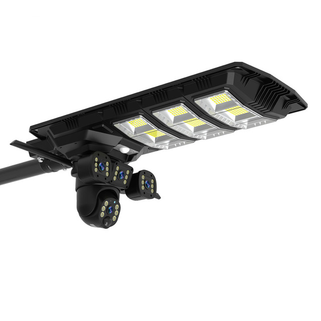 4G Wireless Solar Security PTZ Camera 8MP 4K Dual Lens V380 Pro Outdoor 4G Sim Card CCTV Solar Street Light With Camera