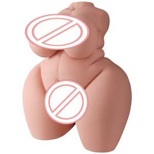Moule réaliste de vagin demi-corps, poupée sexuelle en TPE, produit de masturbation masculine réaliste avec peau douce, jouet pour adultes pour hommes - BJD-A017J - Product Image 3