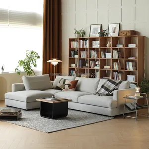 Modern Simple Chenille Fabric Sofa Luxury L-shaped Modular Sofa Living Room Sofa Set