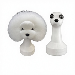 Cabeza de Perro de Peluche Simulada para Práctica de Estética Canina, con Peluca de Nailon Fácil de Usar para Prácticas de <span class=keywords><strong>Corte</strong></span> con Tijeras, Caja de Peluquería Canina - Product Image 5
