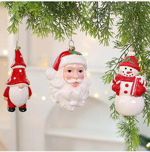 Palline Natalizie in Plastica Resistente da Appendere, Babbo Natale, Pupazzo di Neve, <span class=keywords><strong>Schiaccianoci</strong></span>, Decorazioni Natalizie con Stampa UV per Forniture Festive - Product Image 5