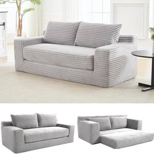 Canapé carré inclinable en velours avec emballage sous vide scellé par compression pour hôtel villa design moderne salon coloré à deux places - Product Image 3