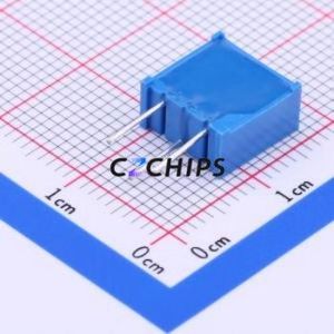 Résistance/potentiomètre réglable 3386X-1-500LF, composant traversant (THT)-3P, 9,5x9,5 mm, résistance 50 ohms, 10 %, 500 mW - Product Image 2