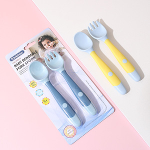 Cuchara <span class=keywords><strong>de</strong></span> Silicona <span class=keywords><strong>de</strong></span> Grado Alimenticio 100% con Mango Largo, Libre <span class=keywords><strong>de</strong></span> BPA, <span class=keywords><strong>para</strong></span> la Alimentación y Entrenamiento <span class=keywords><strong>de</strong></span> Bebés <span class=keywords><strong>de</strong></span> <span class=keywords><strong>6</strong></span> <span class=keywords><strong>Meses</strong></span> en Adelante, ¡Oferta! - Product Image 4