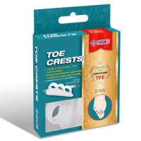 Écarteur d'orteils pour hallux valgus, lot de 2, réutilisable, pour la course et la marche FT-312