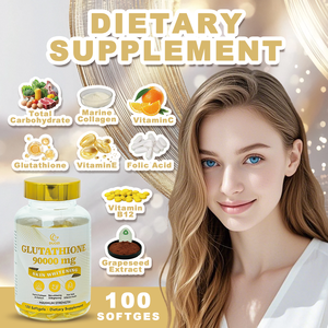 DUOZI Glutathion 90000mg Capsules molles Complément alimentaire éclaircissant pour la peau 100 unités Force maximale - Product Image 6
