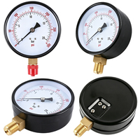 Manomètre ZX-8-18 0-20 Bar / 0-300 PSI, 1/4" NPT en laiton, double échelle, précision ±1,6% pour usage industriel