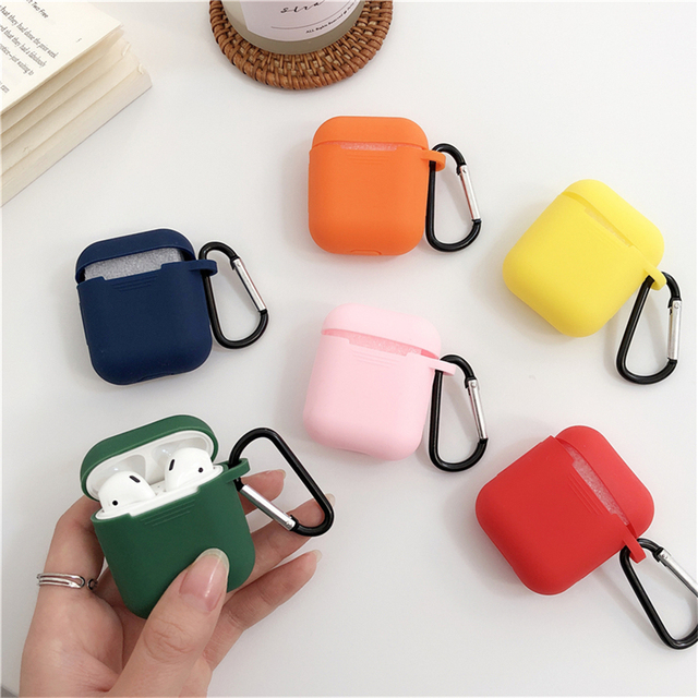 Shockproof Silicone Earbuds Case Protective BT Wireless Earphone Cover Charging Box