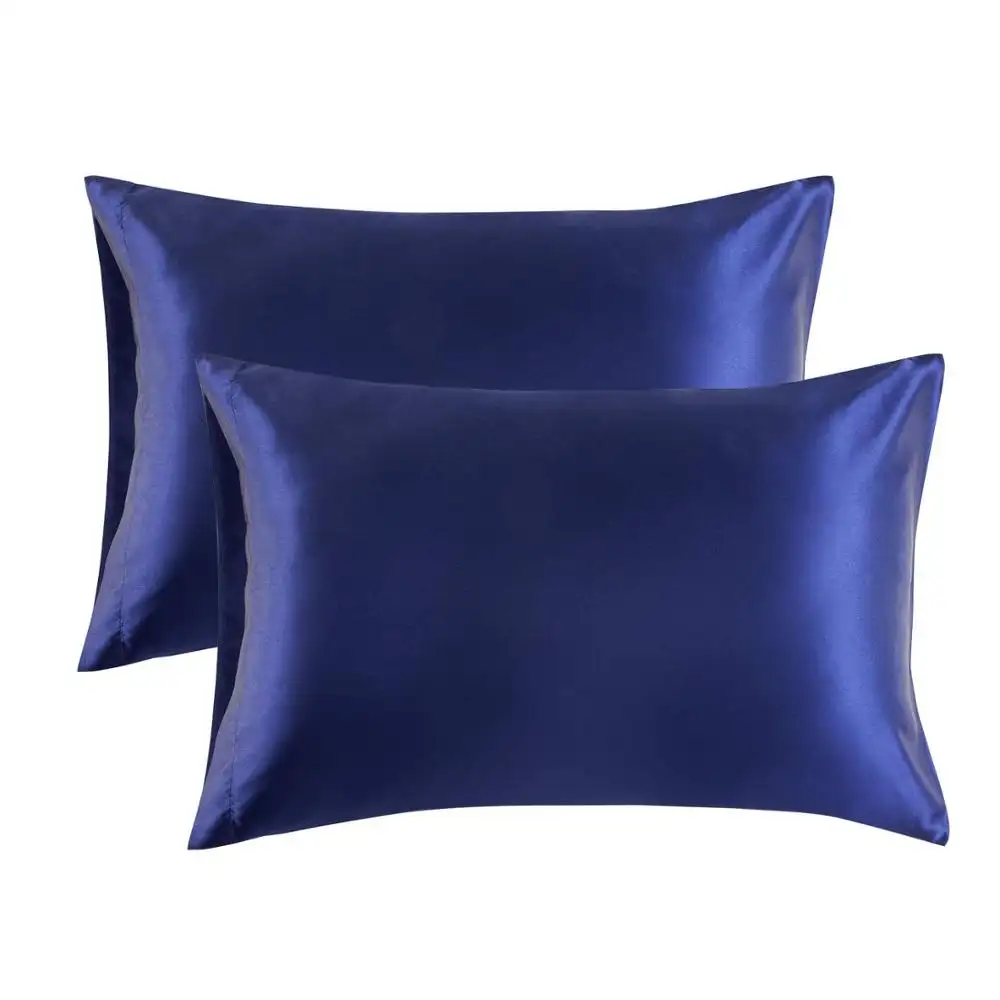 Personalizado Sublimação Blanks Luxo cetim fronha capa de cetim cabelo travesseiro com fechamento envelope
