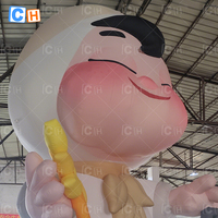 Filles gonflables de photo de modèle gonflable de personnage de dessin animé de décoration avec la lumière menée
