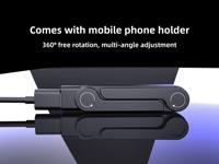Nouveau Kit de Charge Portable Pliable 2026 avec Câble USB 3.0 Type-C 240W à Charge Rapide et Adaptateur Support Téléphone pour iOS iPhone 16 17