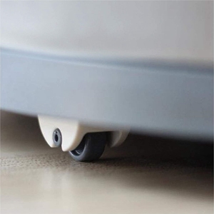 Wholesale NEW <b>Plastic</b> Self Adhesive Casters <b>Wheels</b> for Storage Box Trash Can Single Direction Non-Swivel No Drilling - Product Image 2
