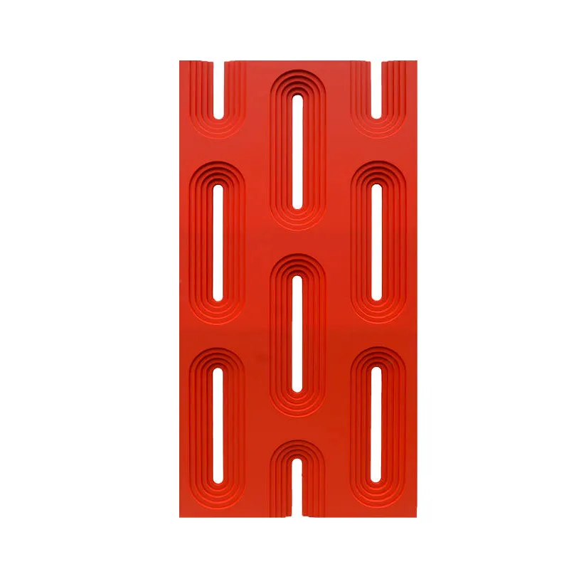 PU中空レンガセメント部品メッシュ赤9グリッドドア装飾軽量中空多孔質穴レンガ両面パーティション