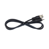 BNC macho a RCA macho, accesorios de monitoreo de vídeo, conexión BNC a AV jumper, 1m