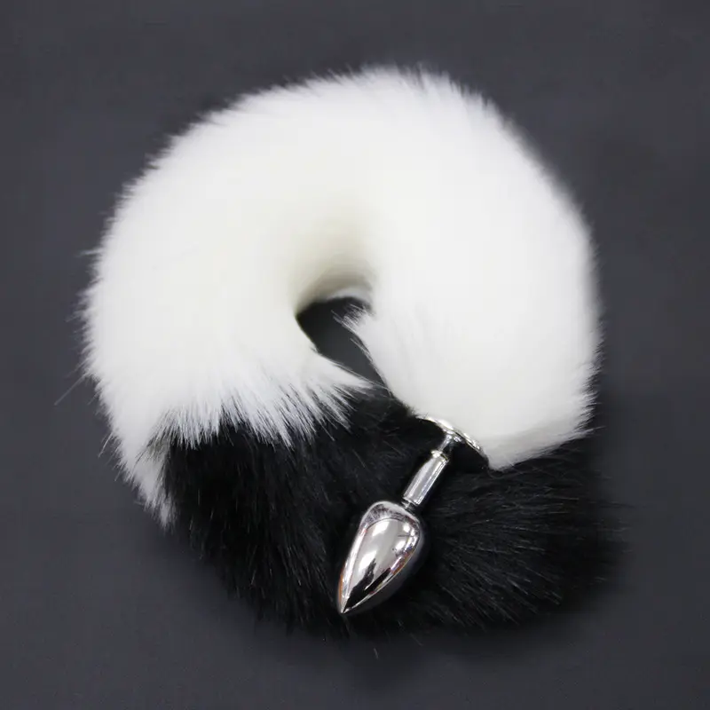 Fox Tail Small Anal Plug 40cm Long Dog Tail Female Anal Plug Sex Toys SM Game Sexy Set