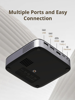 Projecteur vidéo de cinéma maison Full HD 1080P D061 le plus récent, mini projecteur portable extérieur 4K