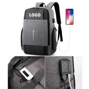 Custom Anti Theft Travel College Student <b>Laptop</b> Backpack Usb Charging Port Oxford Waterproof Schoolbag Men Leisure <b>Laptop</b> - Product Image 2